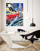 City Car by Ray Lengelé on GIANT ART - red animé automobile