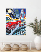 City Car by Ray Lengelé on GIANT ART - red animé automobile