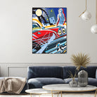 City Car by Ray Lengelé on GIANT ART - red animé automobile