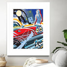 City Car by Ray Lengelé on GIANT ART - red animé automobile