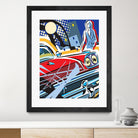 City Car by Ray Lengelé on GIANT ART - red animé automobile
