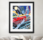 City Car by Ray Lengelé on GIANT ART - red animé automobile