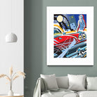 City Car by Ray Lengelé on GIANT ART - red animé automobile