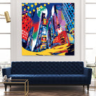 Time Square by Ray Lengelé on GIANT ART - red architecture down town