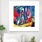 Time Square by Ray Lengelé on GIANT ART - red architecture down town