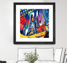 Time Square by Ray Lengelé on GIANT ART - red architecture down town