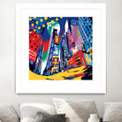 Time Square by Ray Lengelé on GIANT ART - red architecture down town