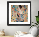 Woman with fan by Gustav Klimt on GIANT ART - gold masters féminité