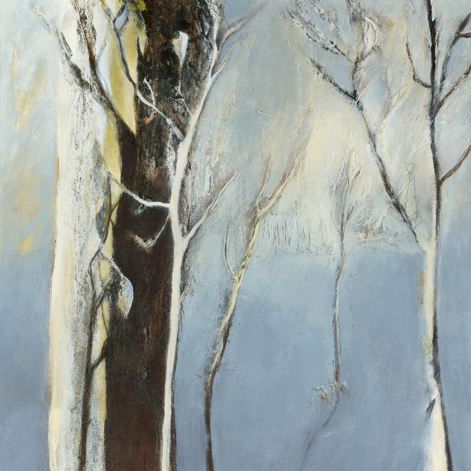 Contemporary Forest 2 by Kathleen Cloutier on GIANT ART - blue botanical arbres