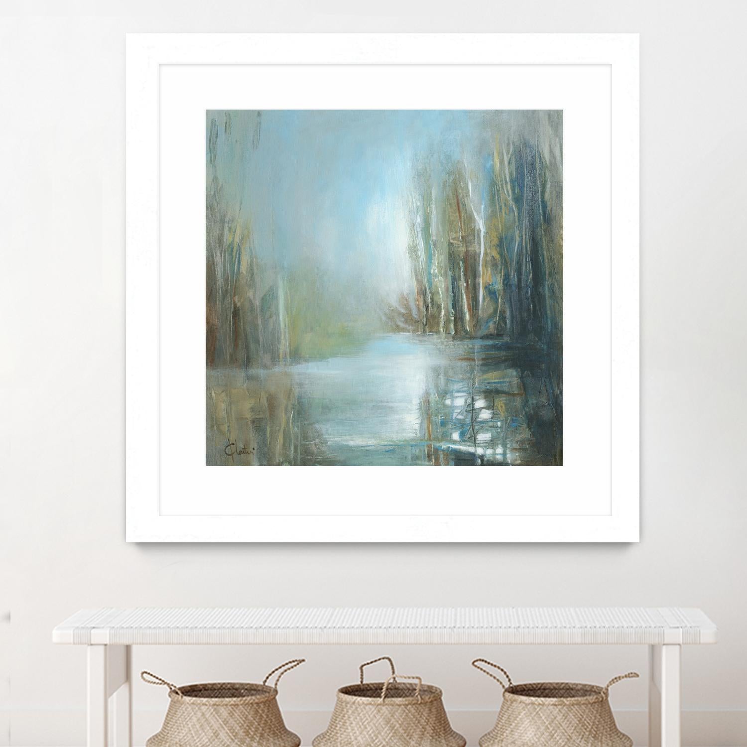 Marecage 1 by Kathleen Cloutier on GIANT ART - green landscape marécage