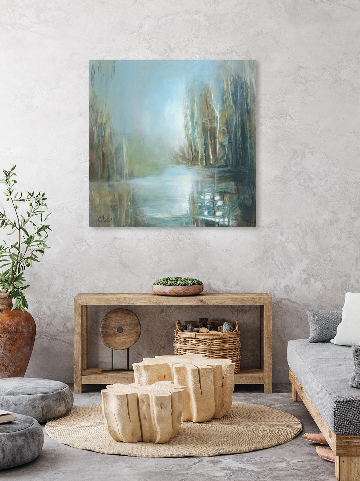 Marecage 1 by Kathleen Cloutier on GIANT ART - green landscape marécage