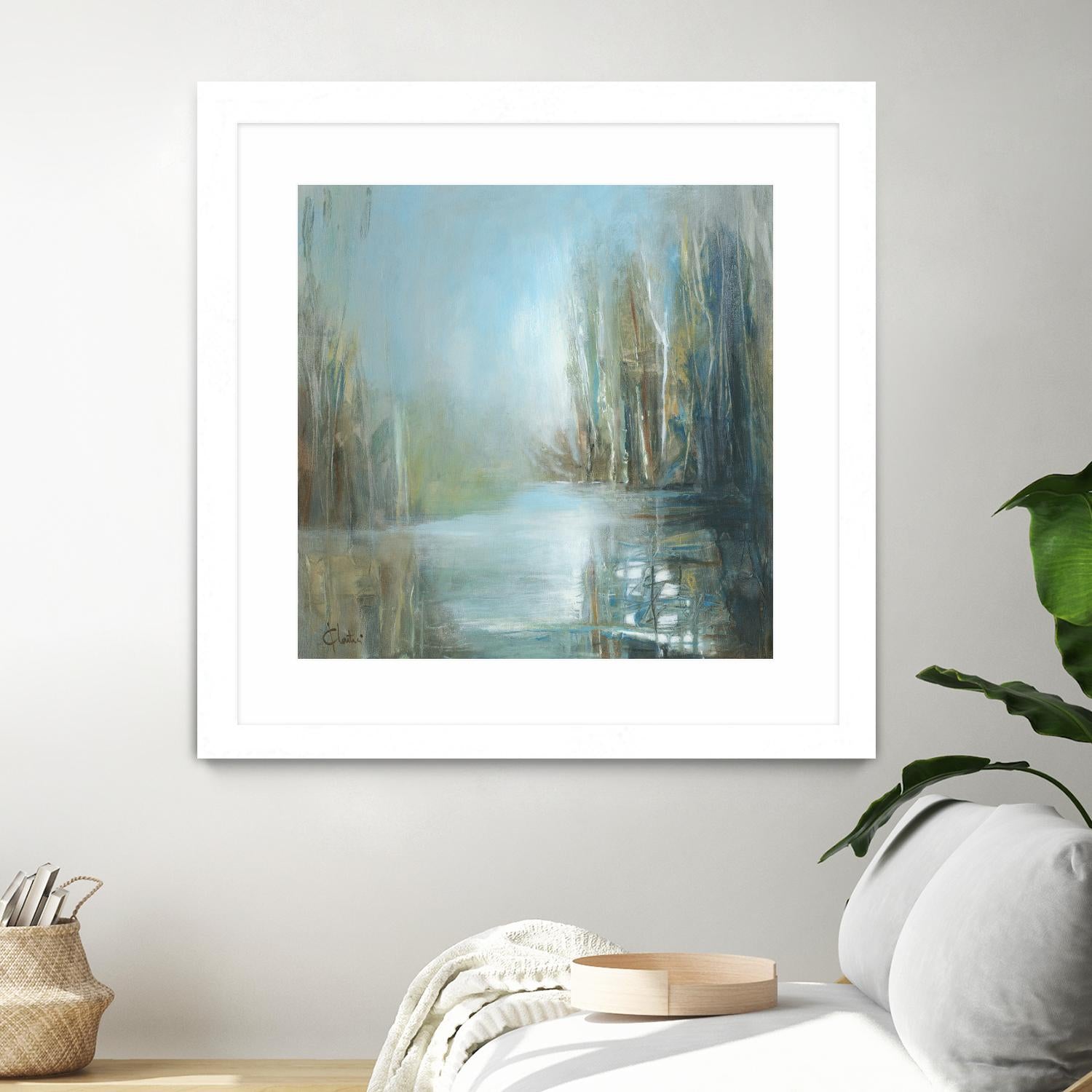 Marecage 1 by Kathleen Cloutier on GIANT ART - green landscape marécage