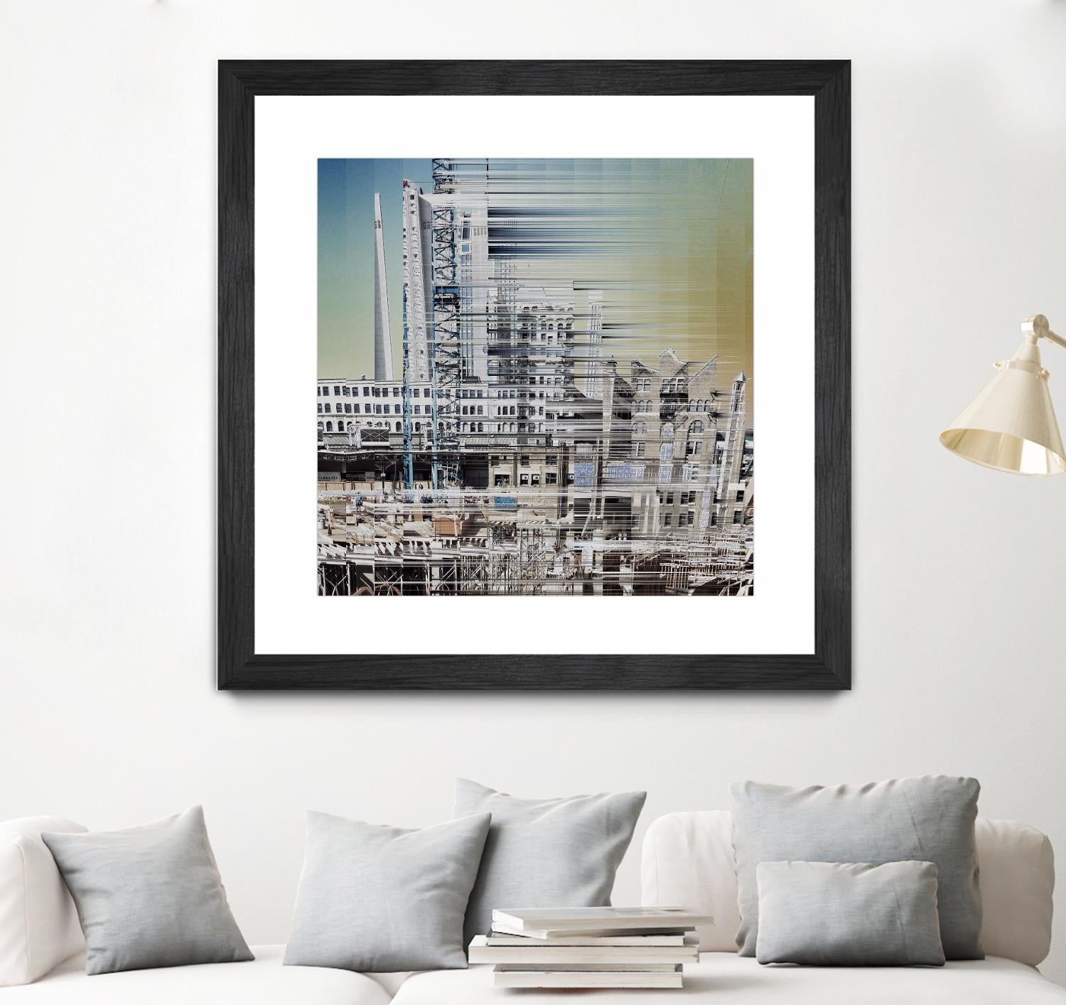 Urban Abstract 6 by Jean-François Dupuis on GIANT ART - beige linear factory