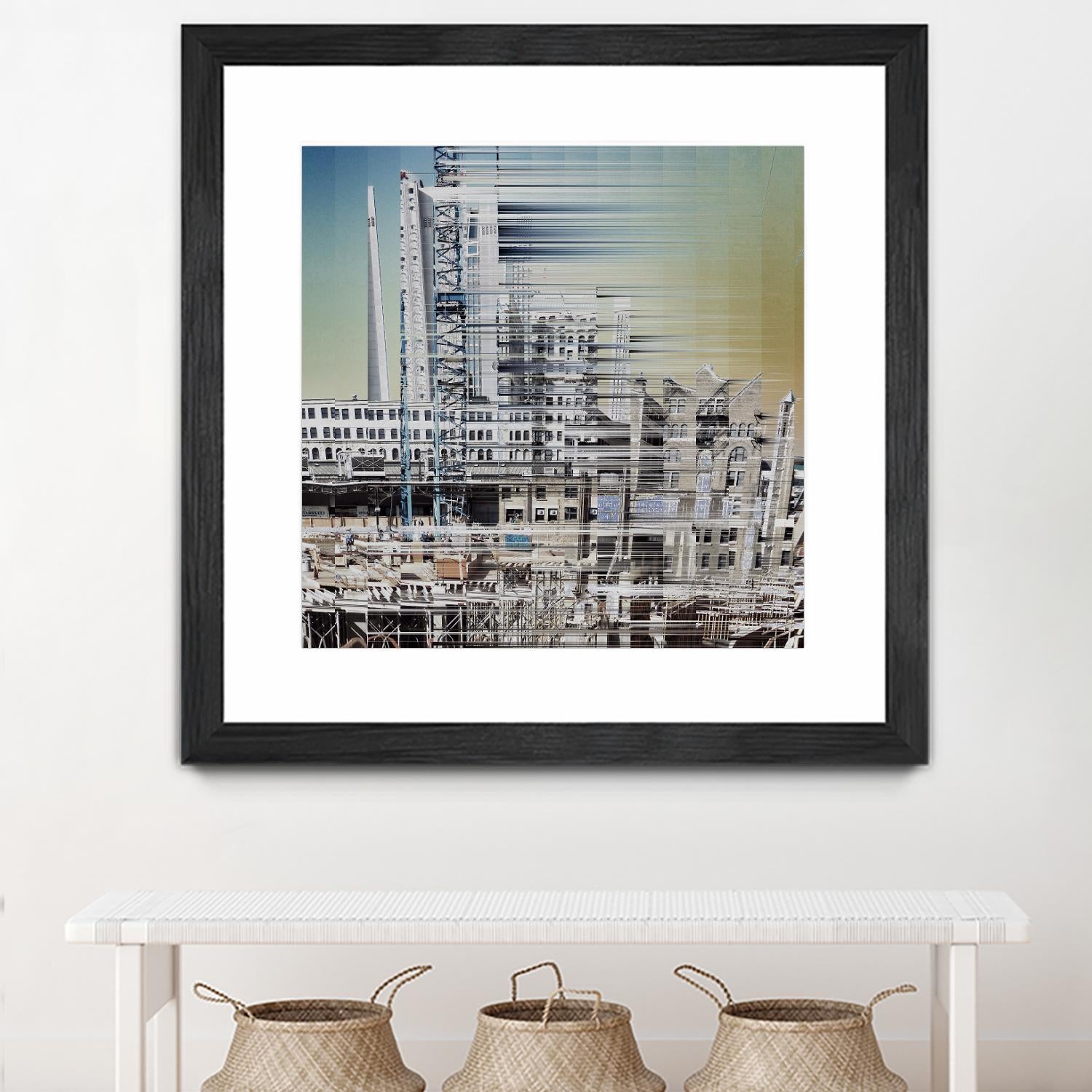 Urban Abstract 6 by Jean-François Dupuis on GIANT ART - beige linear factory