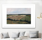 Terres cultivées by Jacques Clément on GIANT ART - beige landscape artistes du québec