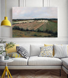 Terres cultivées by Jacques Clément on GIANT ART - beige landscape artistes du québec