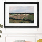 Terres cultivées by Jacques Clément on GIANT ART - beige landscape artistes du québec