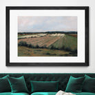 Terres cultivées by Jacques Clément on GIANT ART - beige landscape artistes du québec