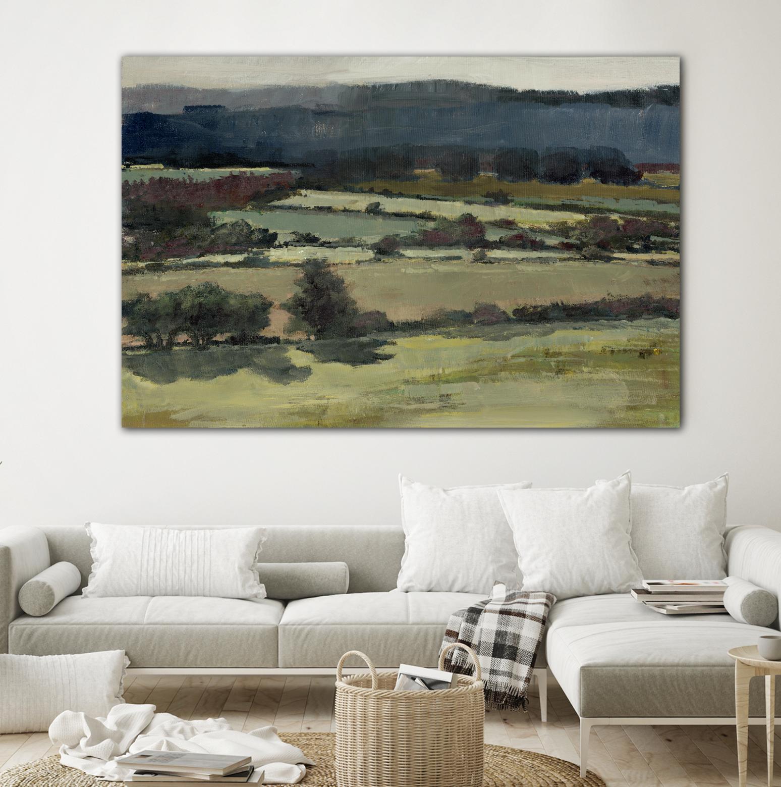 Petits territoires by Jacques Clément on GIANT ART - green landscape country side