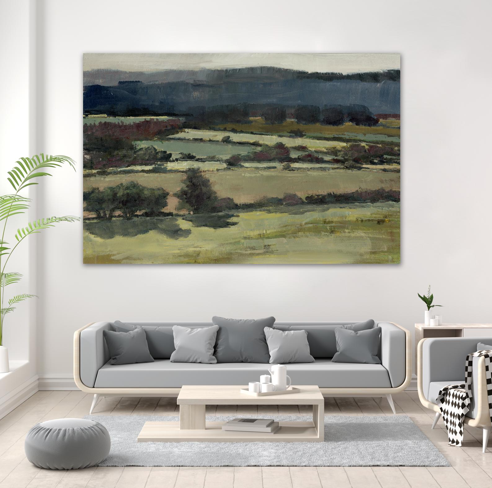 Petits territoires by Jacques Clément on GIANT ART - green landscape country side