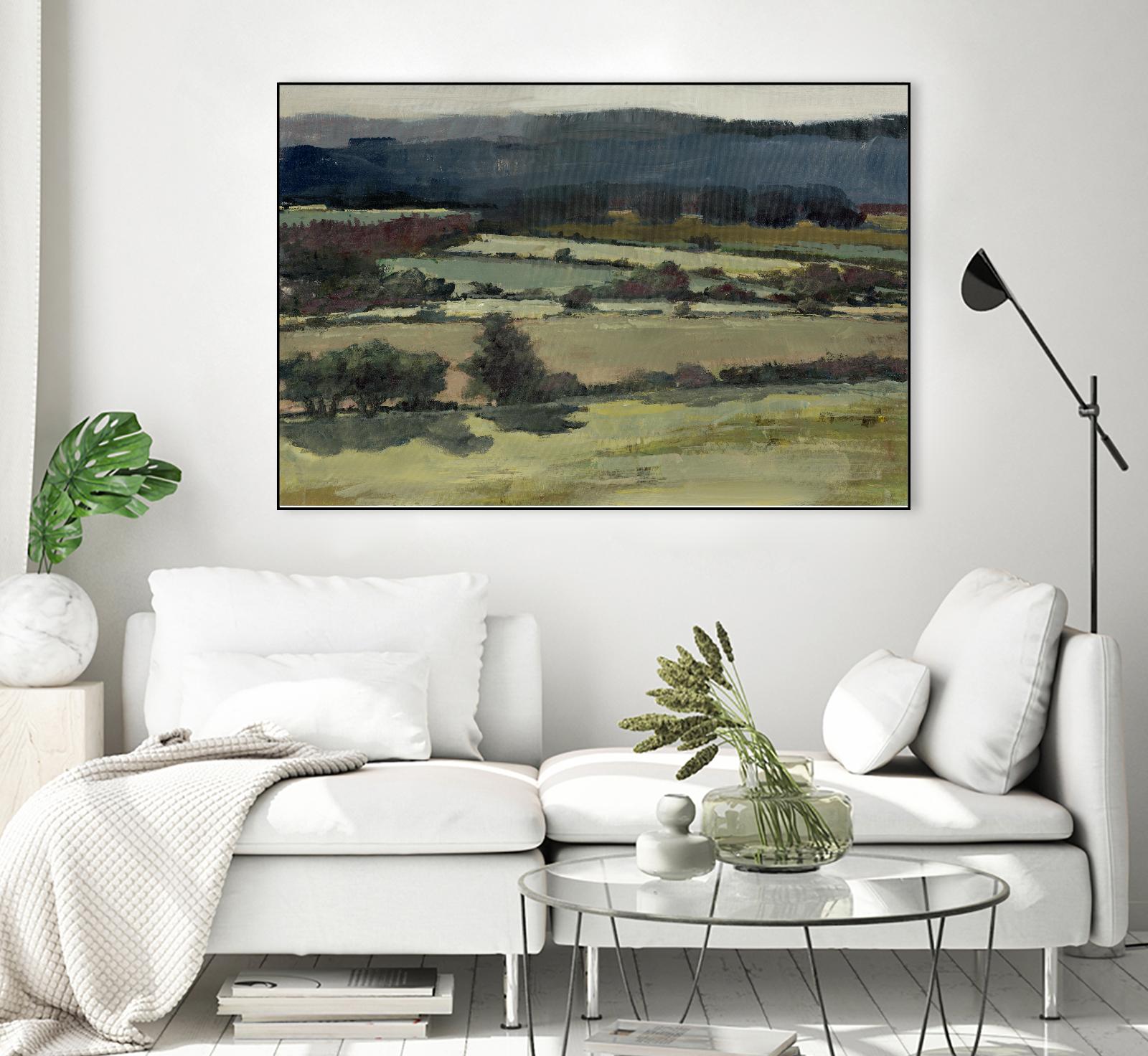 Petits territoires by Jacques Clément on GIANT ART - green landscape country side