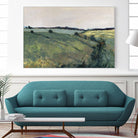 Paysage contemporain-2 by Jacques Clément on GIANT ART - green landscape