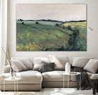 Paysage contemporain-2 by Jacques Clément on GIANT ART - green landscape