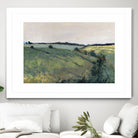 Paysage contemporain-2 by Jacques Clément on GIANT ART - green landscape artistes du québec