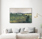 Paysage contemporain-2 by Jacques Clément on GIANT ART - green landscape