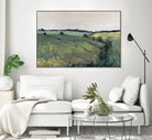 Paysage contemporain-2 by Jacques Clément on GIANT ART - green landscape