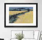 Paysage contemporain -1 by Jacques Clément on GIANT ART - blue landscape artistes du québec