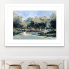 Road in the wood by Jacques Clément on GIANT ART - green landscape forest