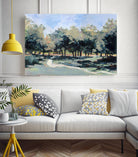 Road in the wood by Jacques Clément on GIANT ART - green landscape forest