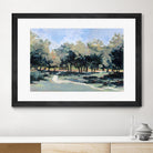 Road in the wood by Jacques Clément on GIANT ART - green landscape forest