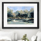 Road in the wood by Jacques Clément on GIANT ART - green landscape forest