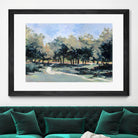 Road in the wood by Jacques Clément on GIANT ART - green landscape forest