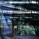 Urban Distortion I by Jean-François Dupuis on GIANT ART - blue city scene superposition