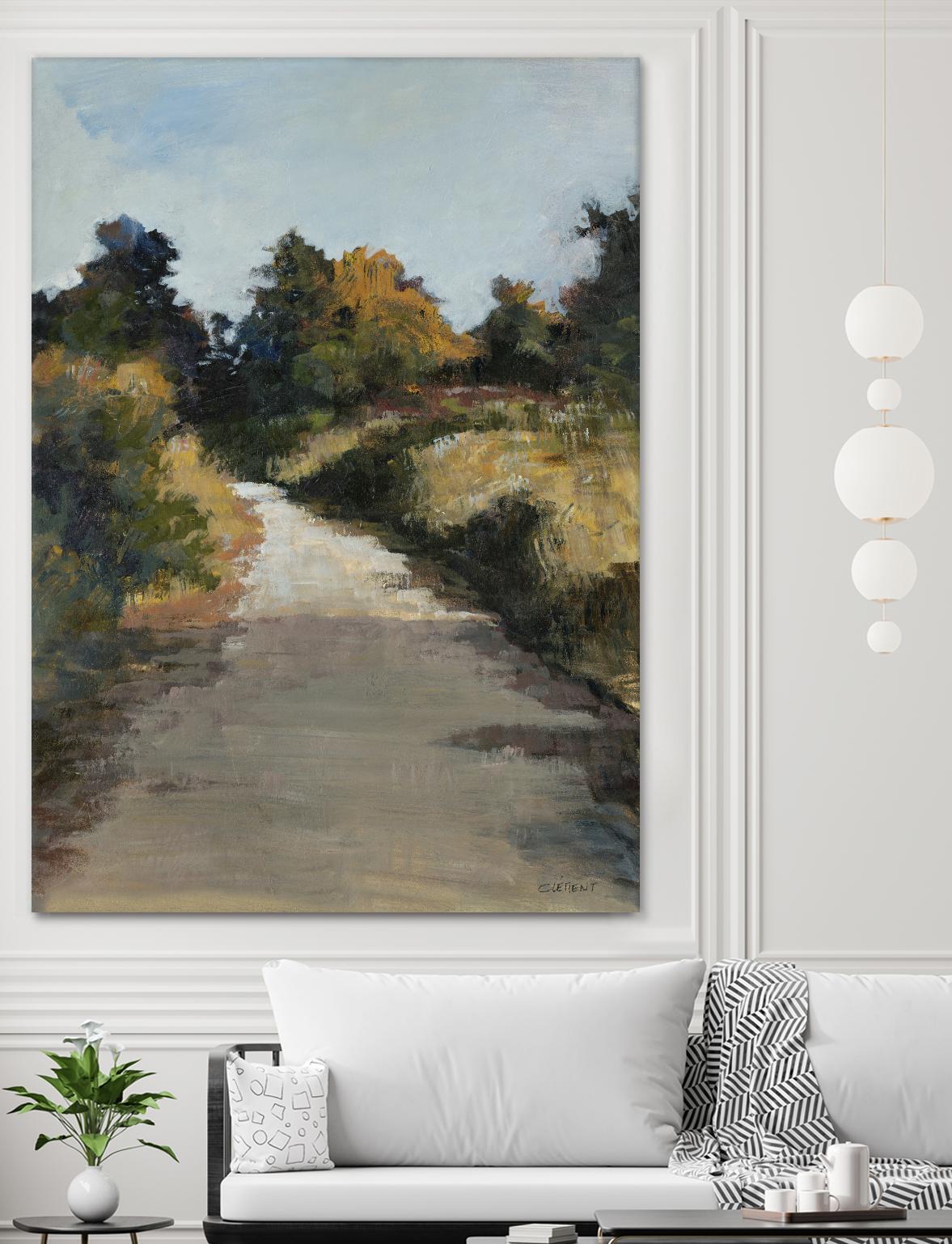 Secret Path by Jacques Clement on GIANT ART - beige landscape route