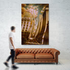 Le Caniveau des ombres fluides by Alain Cardinal on GIANT ART - gold architecture down town