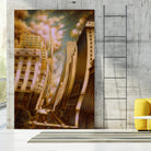 Le Caniveau des ombres fluides by Alain Cardinal on GIANT ART - gold architecture down town