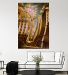 Le Caniveau des ombres fluides by Alain Cardinal on GIANT ART - gold architecture down town