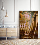 Le Caniveau des ombres fluides by Alain Cardinal on GIANT ART - gold architecture down town