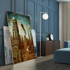 Verticale relative by Alain Cardinal on GIANT ART - gold whimsical mouettes