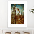 Verticale relative by Alain Cardinal on GIANT ART - gold whimsical mouettes