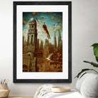 Verticale relative by Alain Cardinal on GIANT ART - gold whimsical mouettes