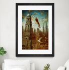 Verticale relative by Alain Cardinal on GIANT ART - gold whimsical mouettes