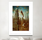 Verticale relative by Alain Cardinal on GIANT ART - gold whimsical mouettes