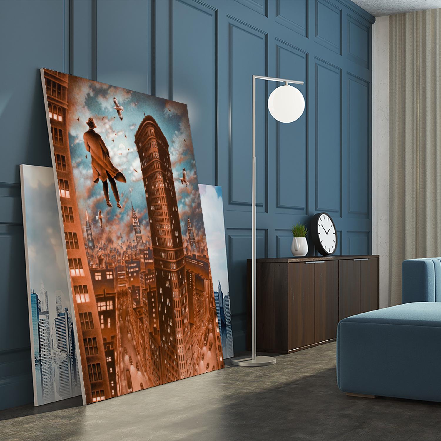 Empire d'argile by Alain Cardinal on GIANT ART - beige whimsical la nuit