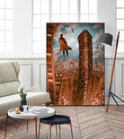 Empire d'argile by Alain Cardinal on GIANT ART - beige whimsical la nuit