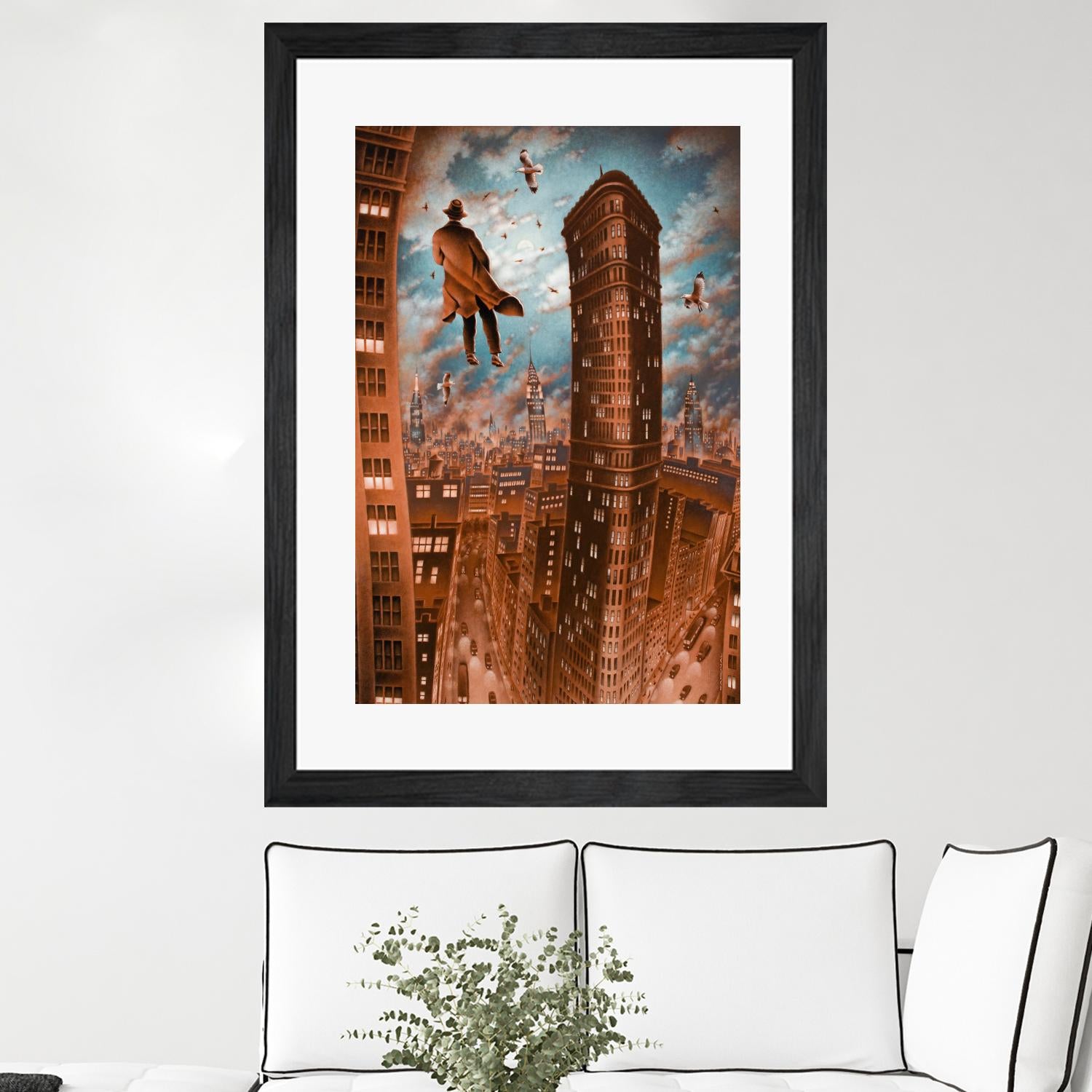 Empire d'argile by Alain Cardinal on GIANT ART - beige whimsical la nuit